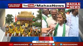 అమరావతి పాదయాత్రలో విద్యాదులు..: Amravati Maha Padayatra 2.0 | Amaravati To Arasavalli | Mahaa News