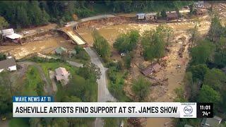 Asheville artists find support at St. James Court Art Show