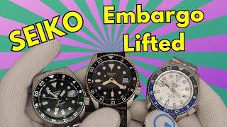 SEIKO Embargo Lifted on their HOTTEST GMTs