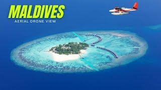 Maldives Island by Drone - Maldives Aerial Drone View