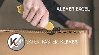 How to use your Klever Excel Safety Cutter