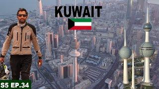 KUWAIT The MYSTERIOUS Country| S05 EP.34 | PAKISTAN TO SAUDI ARABIA MOTORCYCLE