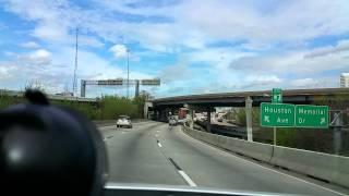Houston i-45 route via downtown and i-10