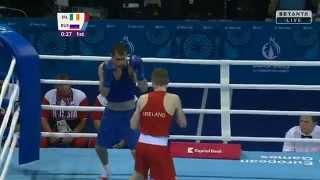 #TeamIrelandOCI Dean Walsh Boxing Baku 2015