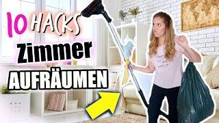 REAL LIFE ZIMMER AUFRÄUMEN | 10 HACKS  BarbaraSofie