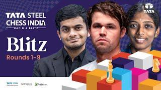 Tata Steel Chess India 2024 | Day 1 Blitz ft. Magnus, Pragg, Arjun, Vidit and others