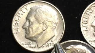 1970 D United States Dime - What is it Worth - 1 Billion Minted - US Roosevelt 10 Cent Coin - 50+