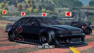 Burner JDM ( Toyota Chaser ) • AKATSUKI LIVERY • Customization • CarX Drift Racing 2