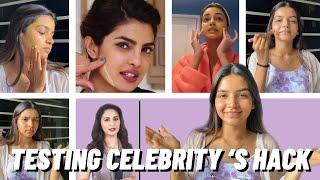 Testing Bollywood Celebrities Beauty Hack Shocked by results  |Nancy Bafna ️