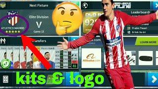 How to create Atletico Madrid Team 2019 Kits & Logo | Dream Legaue Soccer 2019