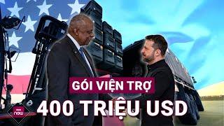 Mỹ công bố gói viện trợ "cuối cùng của Tổng thống Biden" trị giá 400 triệu USD cho Ukraine | VTC Now