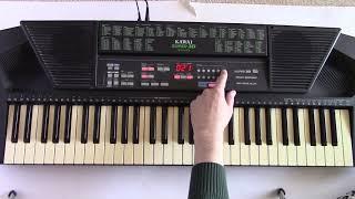 1993 Kawai Super 3D X40-D Portable Keyboard Digital Synthesizer PCM Drum Machine