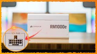 커세어 RM1000e RMe Series 완전 모듈형 저소음 ATX 전원공급장치, PC파워, 화이트, 플레티넘 파워