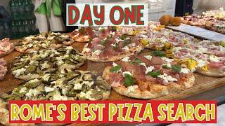 30 Days To Find Rome's Best Pizza. We Start With Several Pinsa Style Pizzerias in Rome City Center