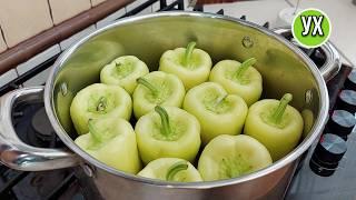 This is the first thing I've ever made with seasonal peppers! Recipe for my summer stuffed peppers.