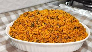 YELLOW FAROFA ACCOMPANIMENT FOR SKEWER (BABY) BARBECUE SECRET!