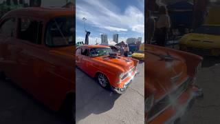 55 Chevy 210 #carshow #musclecar #hotrod #chevy #trifive #chevybelair #lasvegas