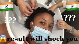 Black girl gets hair done in India//Foreigner In India// Nom’s Life//South African YouTuber