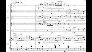 Ethan Resnik - French Quartet Recollections for Wind Quintet and Piano (2023) [Score-Video]