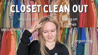 Extreme Closet Cleanout ! ORGANIZE + DECLUTTER with me