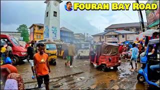 FOURAH BAY ROAD - ON A RAINY DAY  - VLog 2024 - Explore With Triple-A