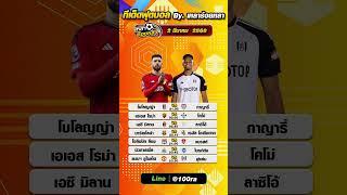 วิเคราะห์บอลวันนี้ ทีเด็ดบอล| By  เหลาร้อยหลา | วันอาทิตย์ ที่  2 มีนาคม  2568