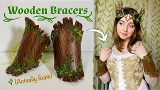 DIY Wooden Texture Bracers