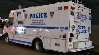 NYPD PBMS Mobile Command Center Parked On 11th Ave In Midtown, Manhattan, New York City