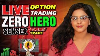 LIVE  TRADING SENSEX EXPIRY || 3 JAN || #thetradingfemme #nifty50 #banknifty #livetrading