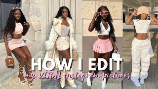 How I edit my VIRAL Instagram pictures | STEP BY STEP TUTORIAL