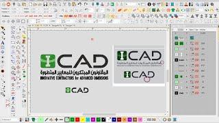 How to Digitizing Logo ICAD Embroidery Design tutorial Bangla