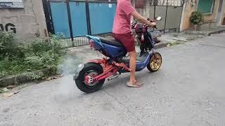 Ebike Burnout Test By Axis.3000w special edition QS motor Blood 80550 SLA 72v 20ah