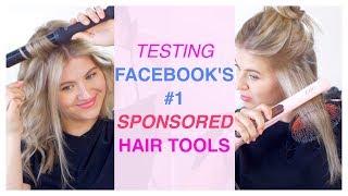 Testing Facebook's NUMBER ONE Sponsored Hair Tool: L'ANGE!