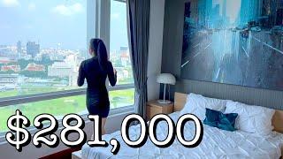 9,500,000 THB ($281,000) Luxury Sky View Condo for Sale in Bangkok, Thailand (2025)