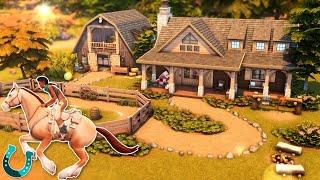 SMALL HORSE RANCH ||  || The Sims 4  Speed Build - NO CC