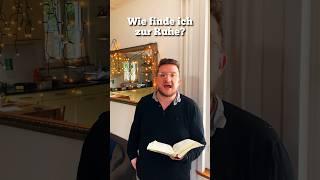 Biblische Botschaft - Wie finde ich zur Ruhe? #jesus #evangelium #bibel