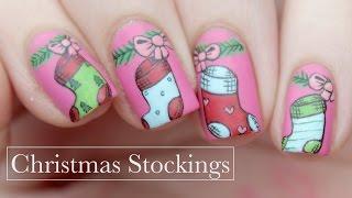 Christmas Stockings | Nail Art