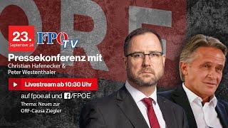 FPÖ-Pressekonferenz: Neues zur ORF-Causa Ziegler