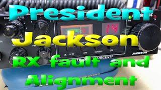 EP 175  - President Jackson 5 band SSB CB radio - RX fault and alignment.