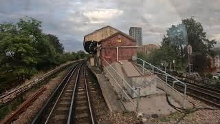 London Underground. Drivers POV. Piccadilly Line. Heathrow Terminal 5 to Earls Court.