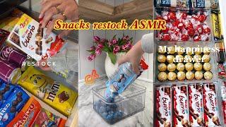 Snacks restock || organizing and restocking ASMR || Tiktok compilation