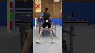 How to Move in Table Tennis #pongbot #tabletennis #pingpong