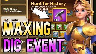 Using Over 2600 Hammers on Dig Event! | Rise of Kingdoms