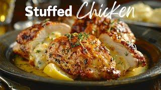 How to make RUTH'S CHRIS STEAK HOUSE'S | Stuffed Chicken Breast | RCSH/Restaurant Recipe Recreations