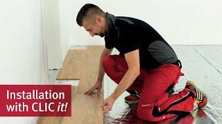 Installation with CLIC it! | EGGER Flooring