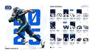 The 2025 Seattle Seahawks Schedule is officially out, let's break down some initial thoughts