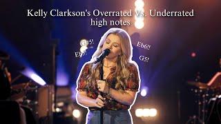 Kelly Clarkson’s Overrated Vs. Underrated high notes (D5 - Eb6)