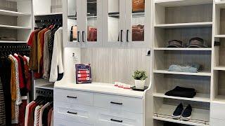 Lighted Glass Shelves and Extra Deep Drawers for the Perfect Closet