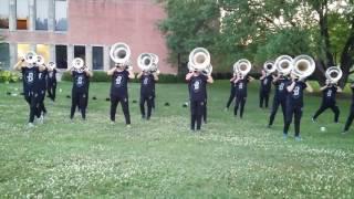 Bluecoats hornline minus baris at Lisle, IL July 1, 2017