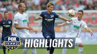 FC Augsburg vs. Hertha BSC Berlin - 2015–16 Bundesliga Highlights